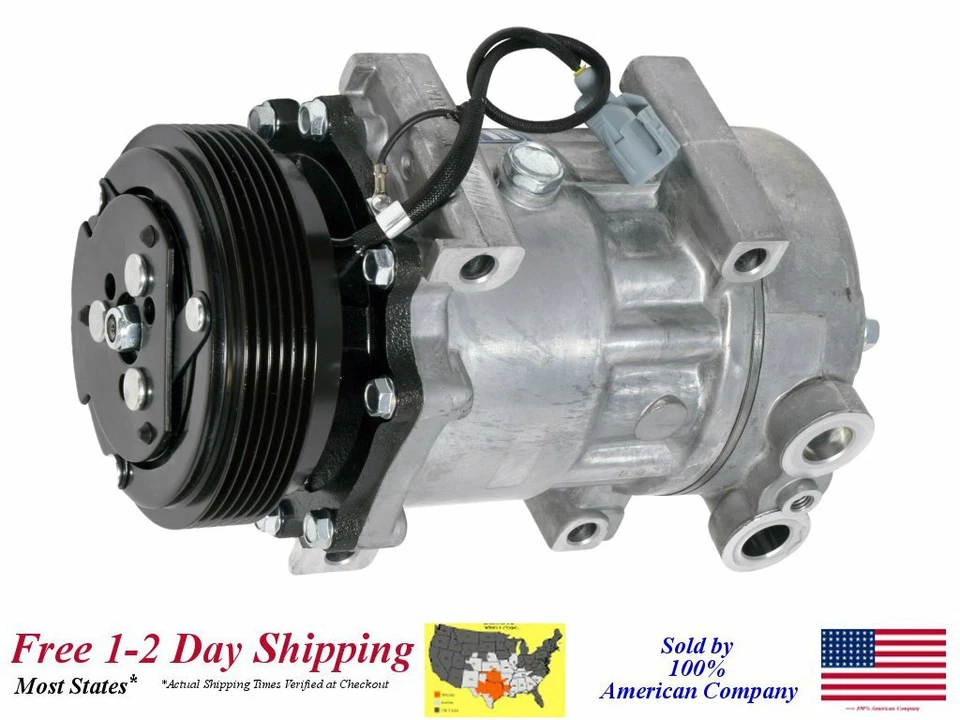 NEW A/C AC COMPRESSOR with clutch FOR: 1996-2002 DODGE DAKOTA (2.5L only) Foto 1 de 4