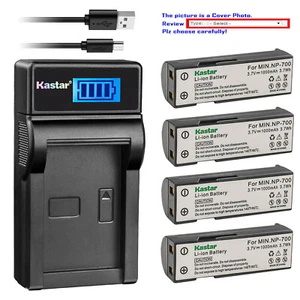 Kastar Battery LCD USB Charger for Samsung SLB-0637 SLB0637 Samsung L77 Camera - Picture 1 of 11