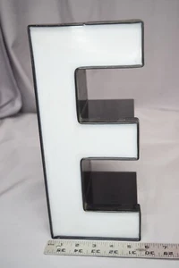 Reclaimed 12.25" Interior/Exterior LED Sign Channel Letter "E"  Decor Marquee - Picture 1 of 7