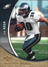 2004 Sweet Spot Gold Philadelphia Eagles Football Card #154 J.R. Reed /50