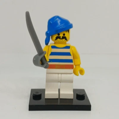 LEGO Pirates : Maillot rayé bleu - Figurine Personnage - Set 6273 pi019 - Photo 1/2