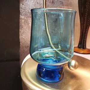 Juego de gafas de agua turquesa de colección de 5 5"" de alto 2,5"" diapositivas - Imagen 1 de 9