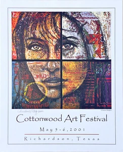 Christine Peloquin 2001 Cottonwood Art Festival Signed Limited Editn' Lithograph - Bild 1 von 7