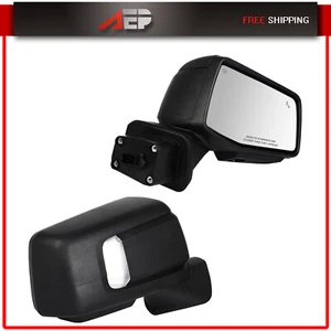 Power Folding Heated BSM Temp Sensor Puddle Tow Mirror For 19-22 GMC Serria 1500 - Picture 1 of 8
