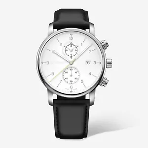 WENGER Swiss Army 01.1743.123 Urban Classic White Dial Chronograph Watch 42mm - Picture 1 of 6