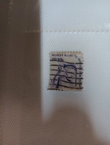 10 Cent Us Postage Stamp People Rights Purple - Picture 1 of 1