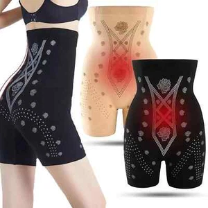 High Waist Negative Oxygen Ion Fat Burning Shorts Women Girls - Picture 1 of 15