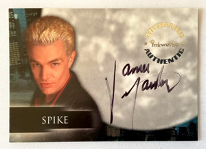 Angel Season 1 Autograph Card A5 James Marsters as Spike Inkworks 2000