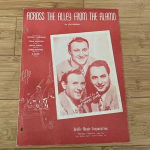 Vintage Sheet Music - Across the Alley from the Alamo - 1947 Piano Joe Greene - Picture 1 of 6