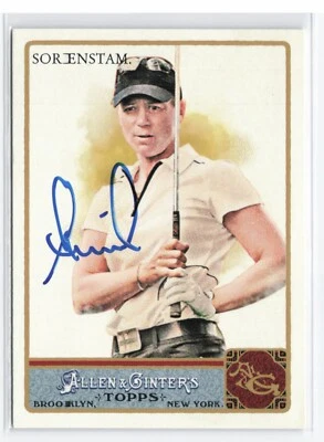 2011 Topps A&G Auto No COA Annika Sorenstam #45 - Image 1 of 3