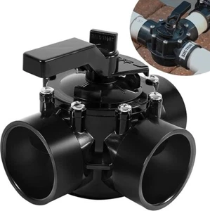 Deecaray 4717 3-Port Pool Valve 2"–2.5" Positive Seal NeverLube 170 GPM - Picture 1 of 10