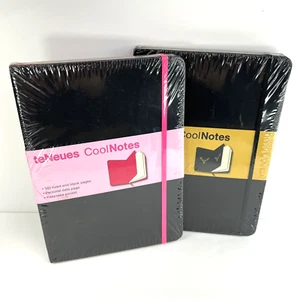 TeNeues CoolNotes Diario Tapa Dura en Negro y Rosa Lote de 2 - NUEVO PRECINTADO - Imagen 1 de 14