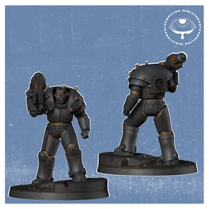 Power Soldier 5 | Secret Service | Vermillion | Wargaming 3D Print Mini - Bild 1 von 2