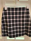 Brandy Melville Nwt Plaid Black And White Mini Skirt   New Without Tags
