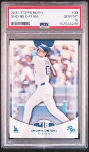 PSA10 2024 TOPPS 50/50 SHOHEI OHTANI 33 SHOHEI OHTANI - Bild 1 von 2