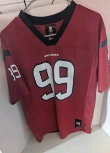 NFL Team Apparel Houston Texans Red JJ Watt Jersey Youth Size Large 14-16 - Picture 1 of 4