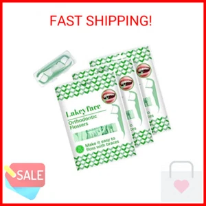 150 Count Orthodontic Flossers for Braces with Floss Dispenser, Braces Flossers - Picture 1 of 2