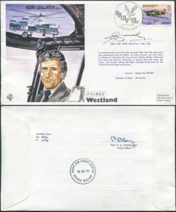 TP4c Ron Gellatly OBE. AFC. Signed by Sqn Ldr Ron Gellatly (A) - Picture 1 of 1