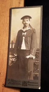 Soldat in Uniform - Matrose Torpedo Division ? / CDV Kloppmann Wilhelmshaven - Bild 1 von 1