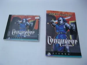 Conqueror A.D. 1086 PC CD-ROM and manual Sierra 1995 - Picture 1 of 2