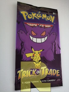 Trick or Trade BOOster ® 1 Busta Halloween ® Pokemon ® Inglese USA ® SEALED - Picture 1 of 5