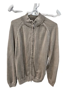 Paradise Collection Slate Green Zip Sweater Womens Size Large Cardigan - Picture 1 of 7