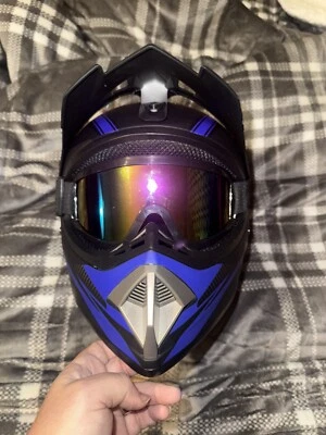 DOT Approved Off Road Cross Motocross Helmet Racing Motorcycle Motor Helmets - Image 1 of 4