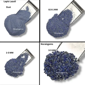 Crushed Lapis Lazuli Gemstone Coarse Inlay Woodworking Stone Healing Powder - Picture 1 of 25