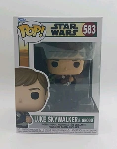 Funko Pop 2022 Luke Skywalker & Grogu Star Wars #583 - Imagen 1 de 11