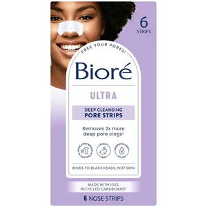 Biore Ultra Pore Strips with Glycerin, Package May Vary, 6 Count (Pack of 1) - Picture 1 of 5