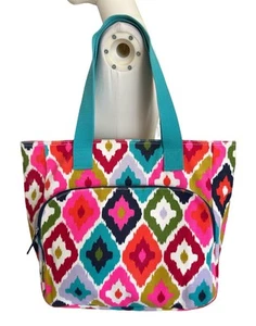 French Bull for Target Multicolor Gym Yoga Double Handle Tote Bag - Picture 1 of 20