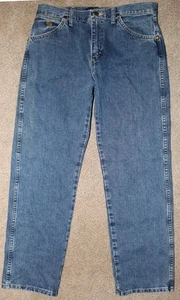 Wrangler Jeans Mens 33x30 George Strait Cowboy Cut Collection 13MGSGR Blue Denim - Picture 1 of 5