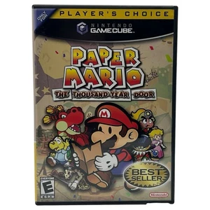 Estuche e insertos auténticos Paper Mario: The Thousand-Year Door (Nintendo GameCube) - Imagen 1 de 4
