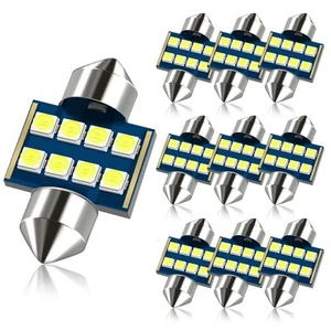 31MM Festoon DE3175 3175 6428 6000K White Extra Bright LED Bulbs for Car Inte... - Picture 1 of 8