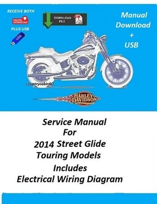 Harley Davidson Street Glide Touring Models 2014 manual de servicio Foto 1 de 4