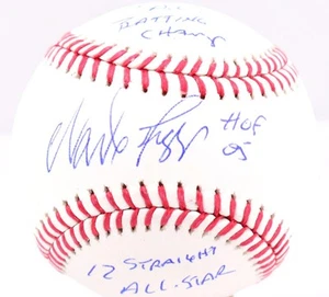 Wade Boggs Autographed Rawlings OML Baseball w/ 3 Stats-Beckett W Hologram *Blue - Picture 1 of 12