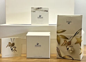 Swarovski Crystal Memories 1999 Engel mit Flöte Kristall Ornament mit COA und Box - Bild 1 von 22