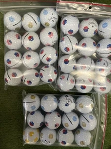 3 DOZEN 5-A CALLAWAY CROME TOUR TRUVIS GOLF BALLS - Picture 1 of 2
