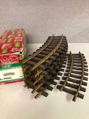 LGB LEHMAN 30 DEGREE CURVED TRACK 12 x 1100 R 600(KEE683) - Image 1 of 3