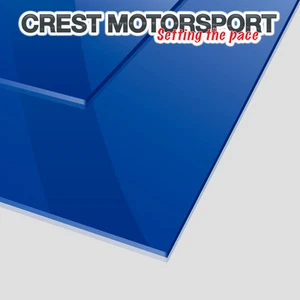 Par de (2) aletas de barro MSA Spec 4 mm AZUL/material protector de suciedad coche de carreras/rally - Imagen 1 de 1