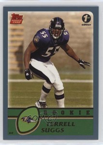 2003 Topps 1st Edition Terrell Suggs #314 Rookie RC