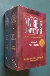 Zondervan NIV Bible Commentary Volumes 1 & 2 Book Set Old & New Testament SEALED - Picture 1 of 3