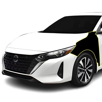 Kit de protección de pintura negro brillante para guardabarros precortado para Hyundai Sonata 20-23 Foto 1 de 4