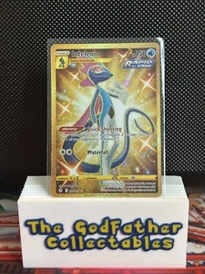 Pokémon TCG Inteleon 227/203 Gold Secret Rare Evolving Skies SWSH07 - Picture 1 of 2