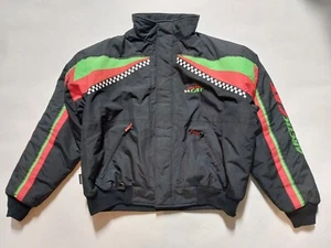 Arctic Cat Snowmobile Winter Jacket Black Green Red - Bild 1 von 20