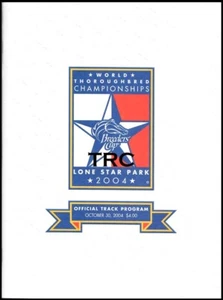 2004 BREEDERS CUP HORSE RACING PROGRAM -LONE STAR PARK! GHOSTZAPPER WINS CLASSIC - Picture 1 of 2