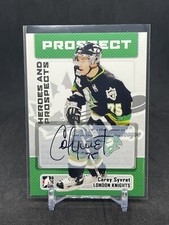 Corey Syvret 2006-07 ITG Heroes & Prospects Auto #A-CSV London Knights