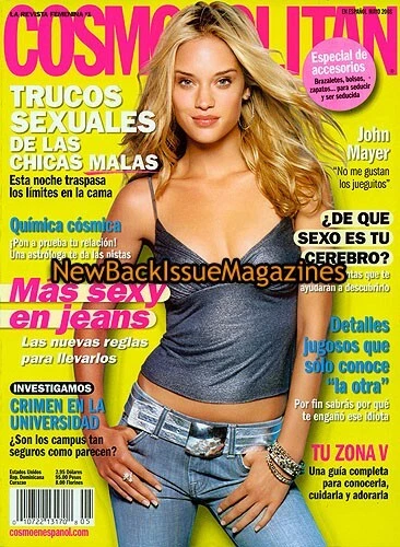 Spanish Cosmopolitan 5/08,Julie Ordon,John Mayer,Milo Ventimiglia,May 2008,NEW - Image 1 of 1