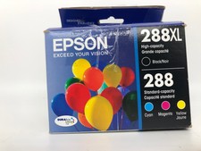 Epson DURABrite Ultra 288XL Black/Tricolor Ink Cartridges 4pk
