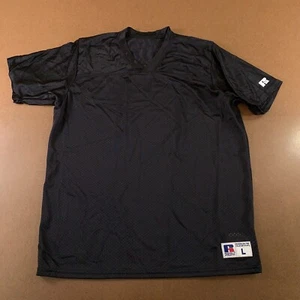 Russell Athletic Men's Size Large Black Mesh Flag Football Jersey New - Picture 1 of 10